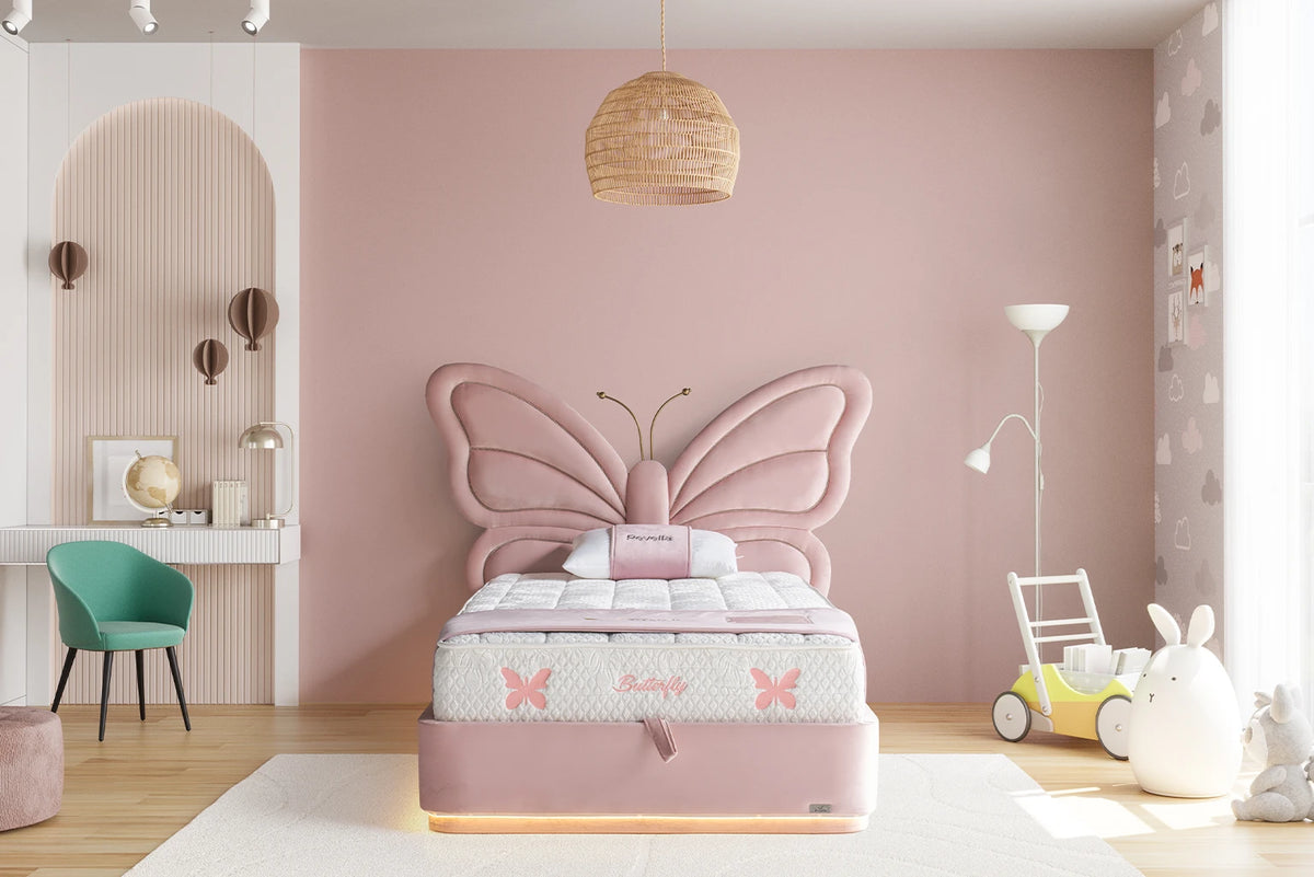 BUTTERFLY Kinderbett mit Stauraum