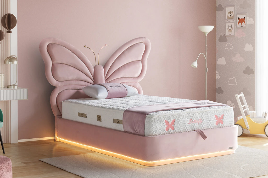 BUTTERFLY Kinderbett mit Stauraum