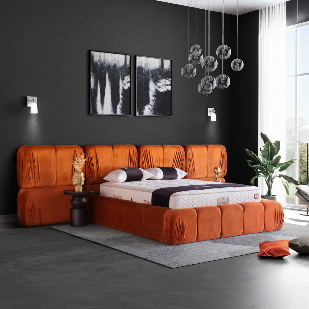 Cube | Revella Boxspringbett mit Stauraum