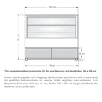 Grey Stone | Revella Boxspringbett mit Stauraum