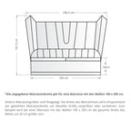 Serene Sofa | Revella Boxspringbett mit Stauraum