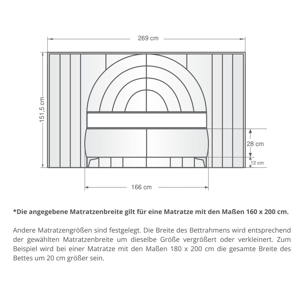 Moon | Revella Boxspringbett mit Stauraum