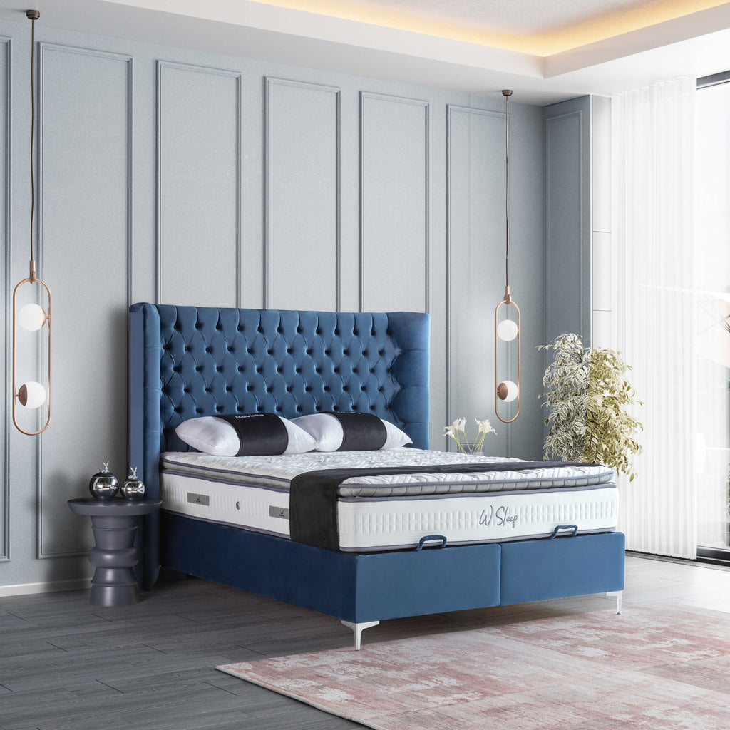 Less | Revella Boxspringbett mit Stauraum