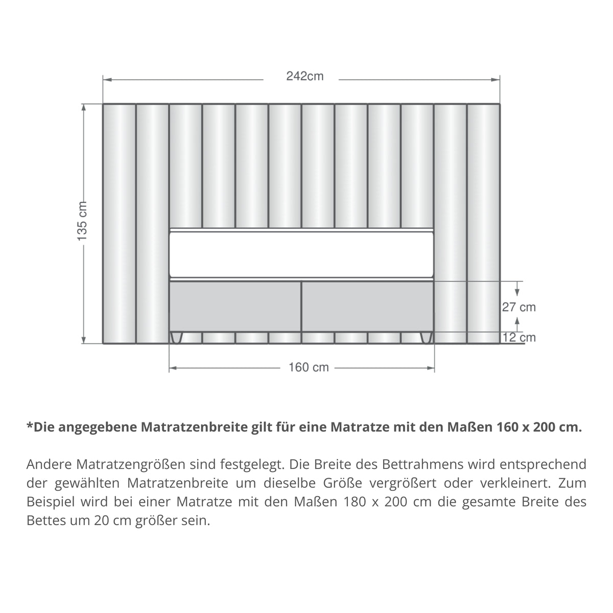 Diamond XL | Revella Boxspringbett mit Stauraum