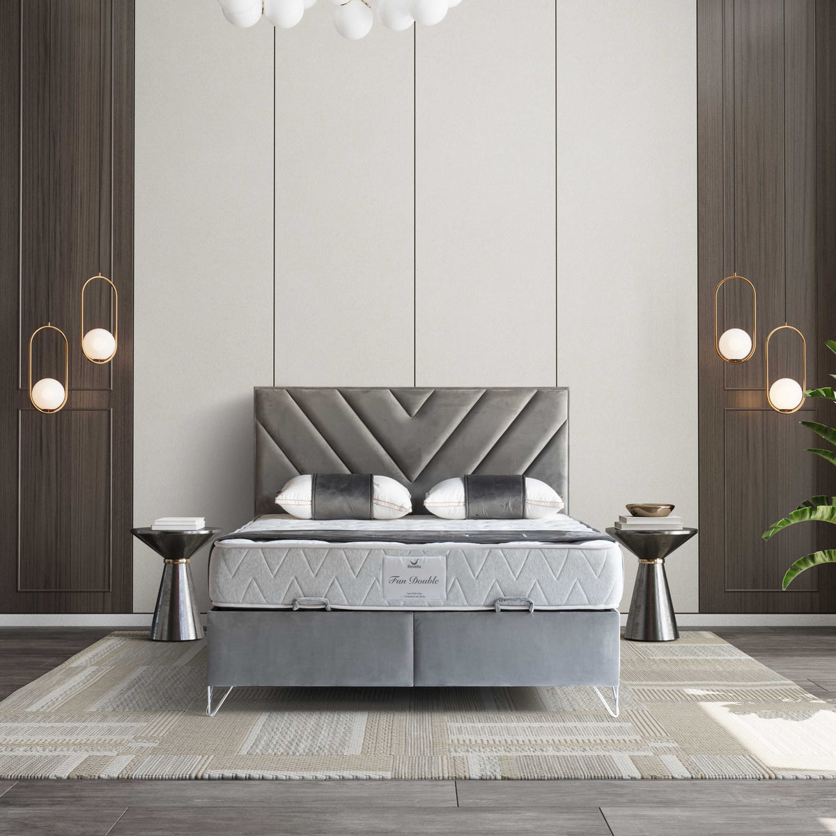 Fun Double | Revella Boxspringbett mit Stauraum