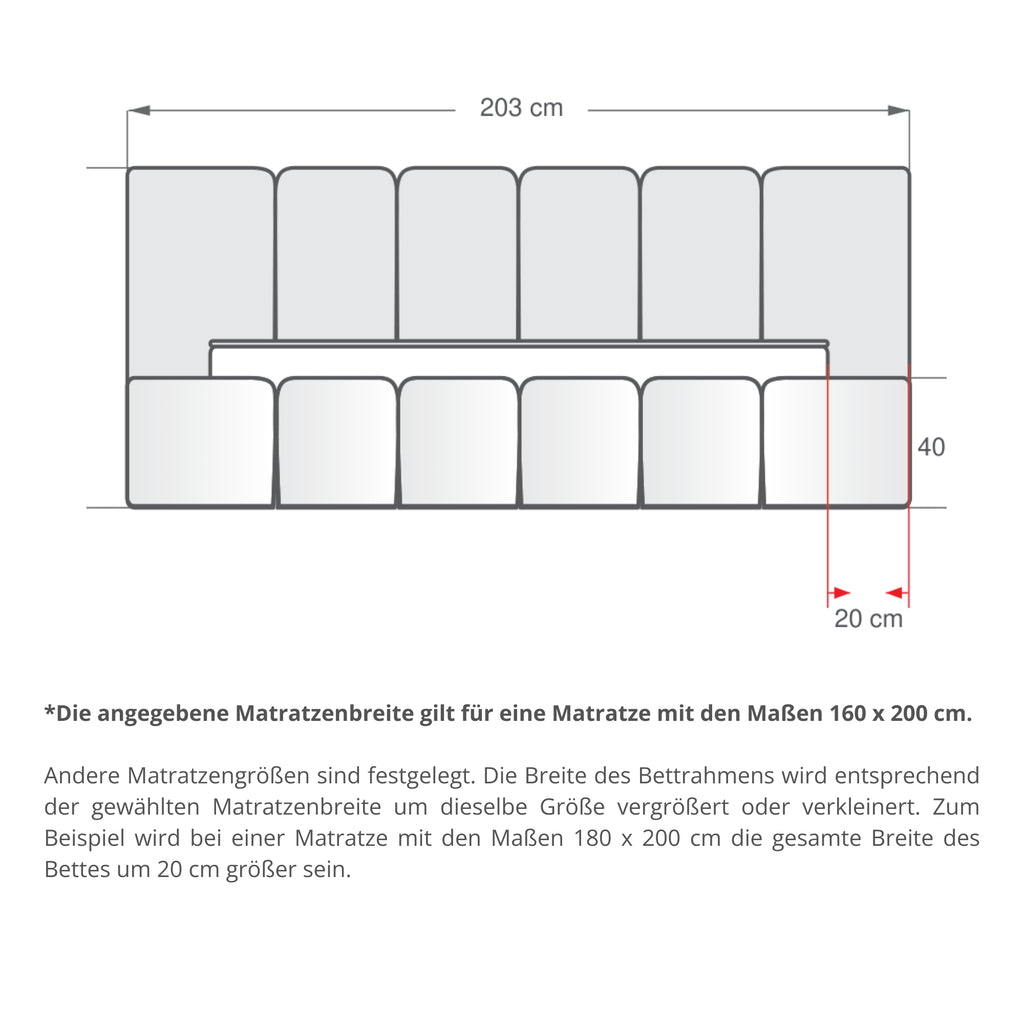 Cloud | Revella Boxspringbett mit Stauraum