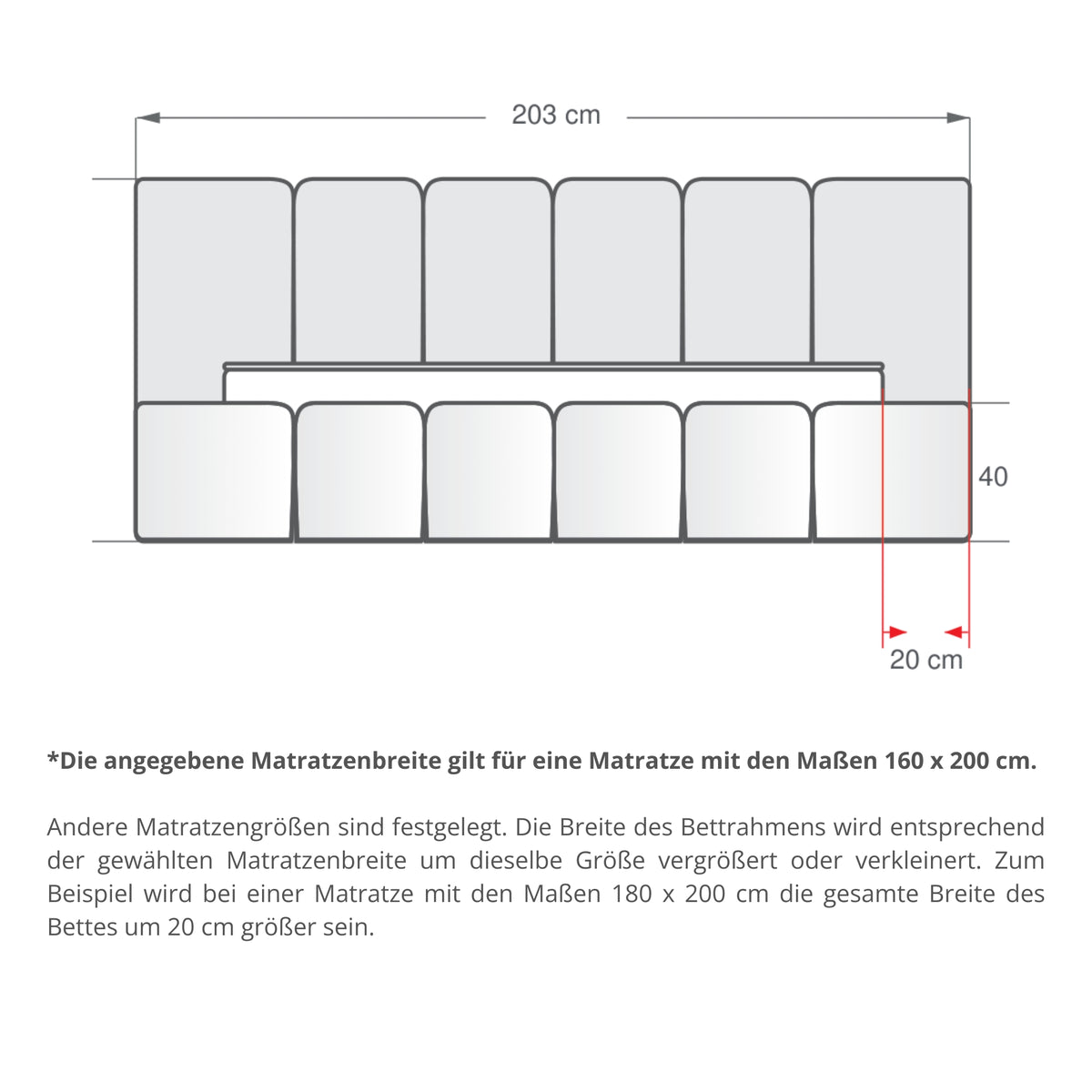 Cloud | Revella Boxspringbett mit Stauraum