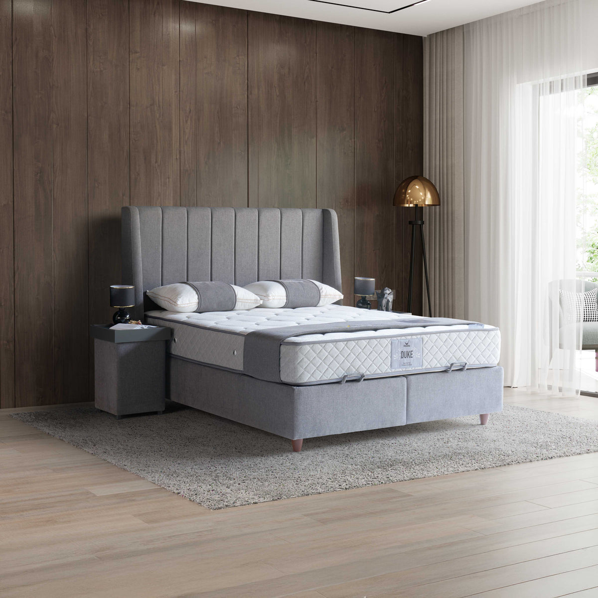 Duke | Revella Boxspringbett mit Stauraum