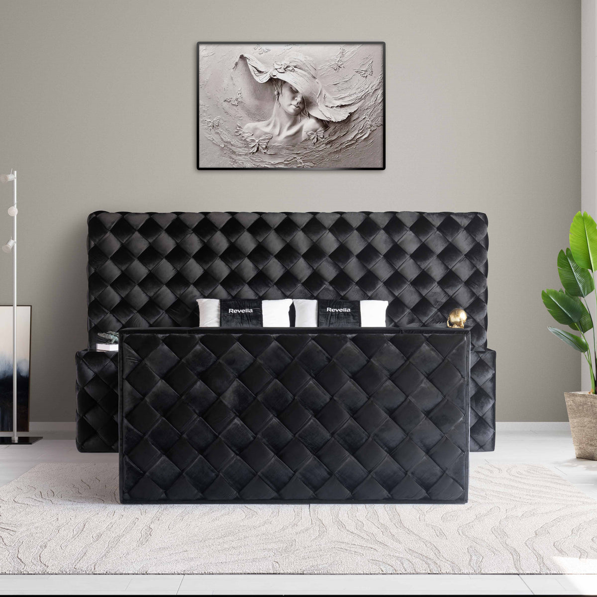 Twell | Revella Boxspringbett mit Stauraum