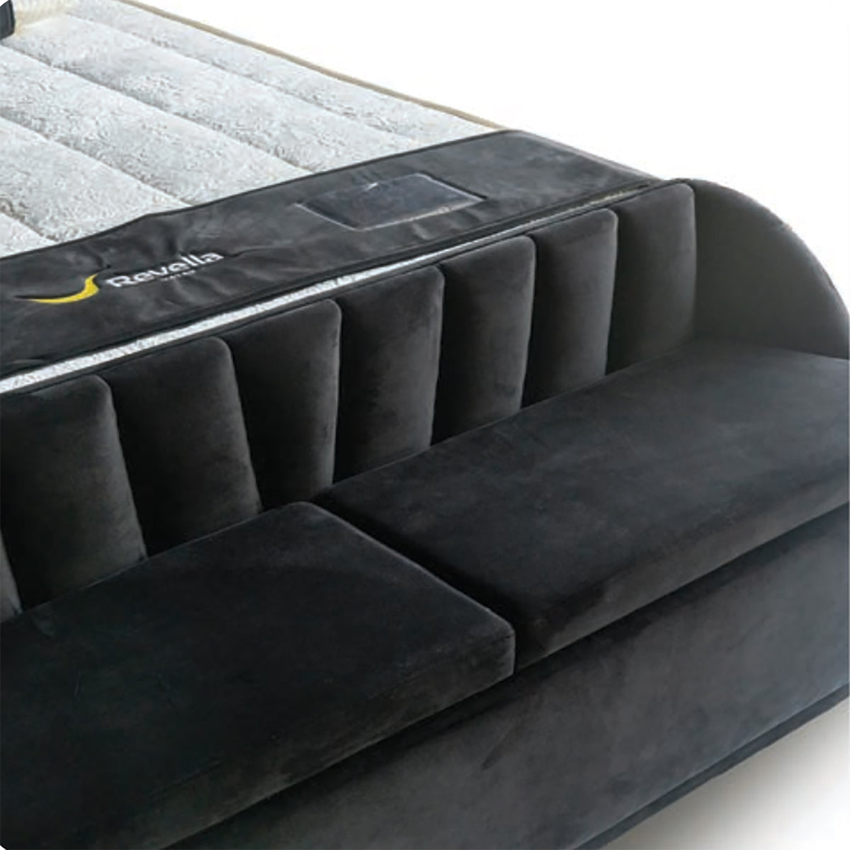 Serene Sofa | Revella Boxspringbett mit Stauraum
