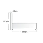 Cube | Revella Boxspringbett mit Stauraum