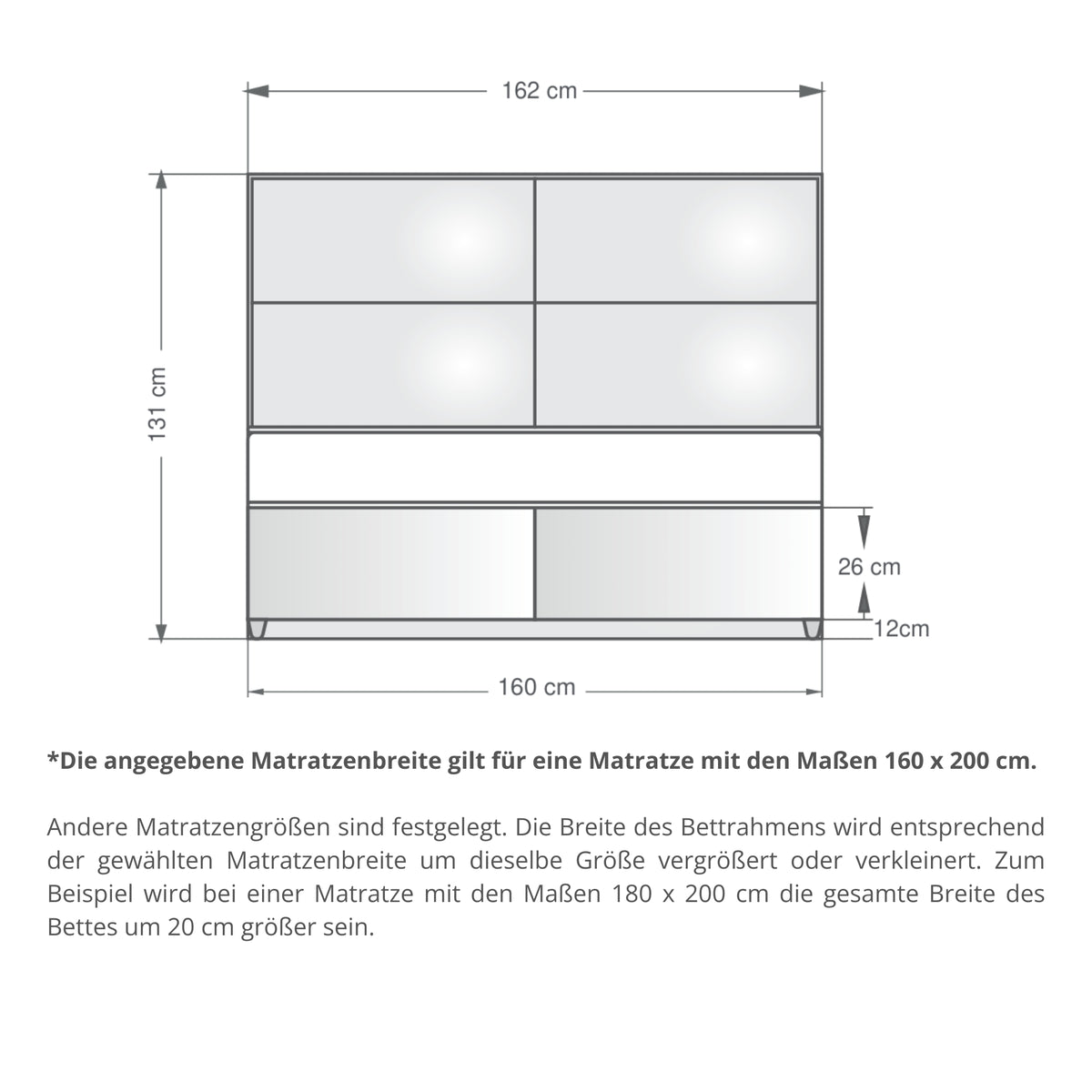 Dallas | Revella Boxspringbett mit Stauraum