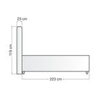 Seossa | Revella Boxspringbett mit Stauraum