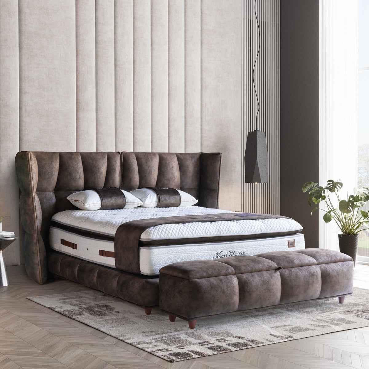 King Master | Revella Boxspringbett mit Stauraum