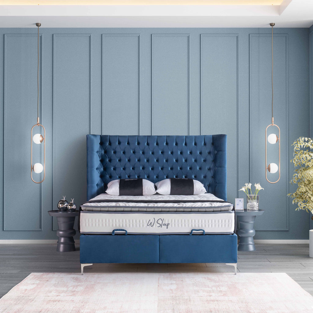 Less | Revella Boxspringbett mit Stauraum
