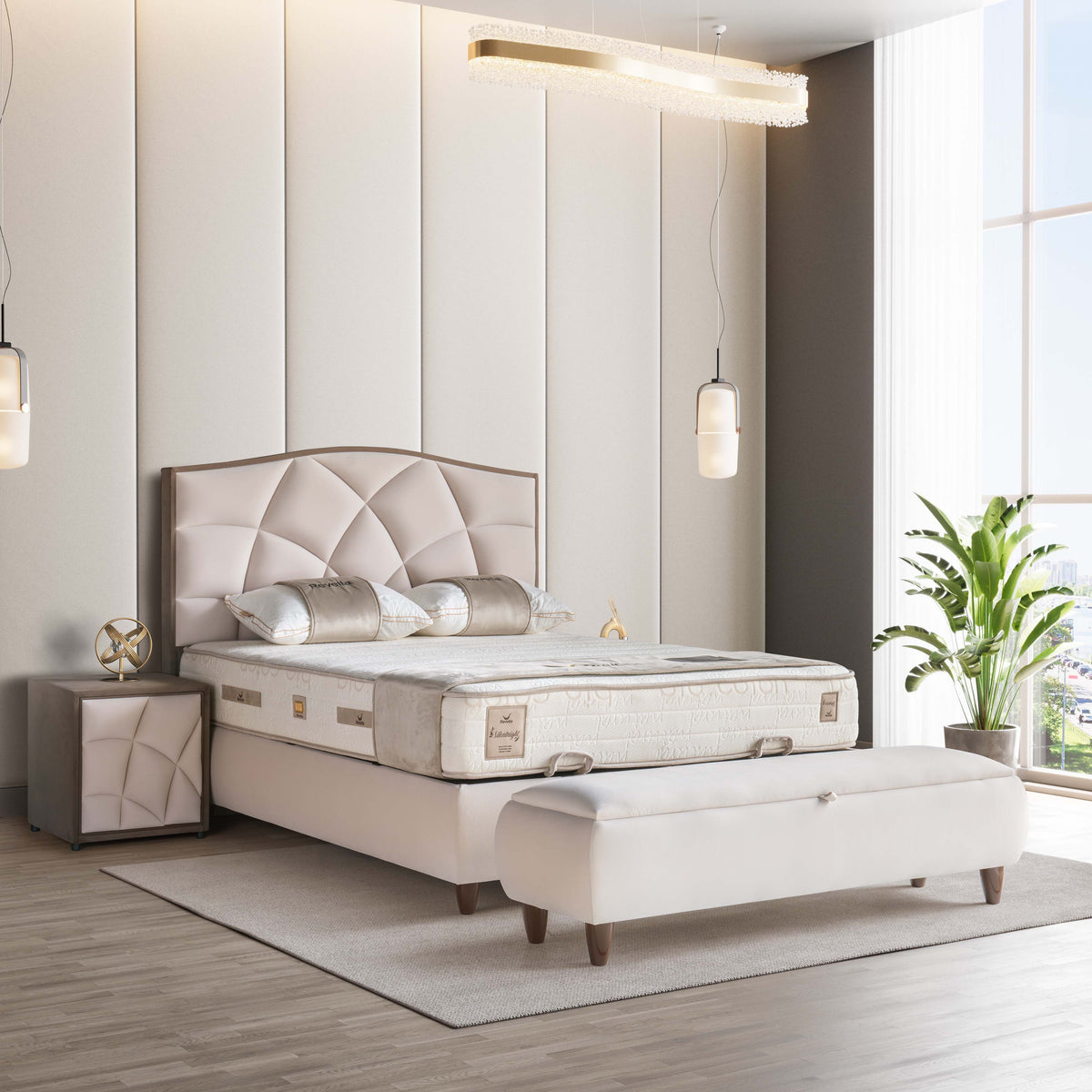 New Form | Revella Boxspringbett mit Stauraum