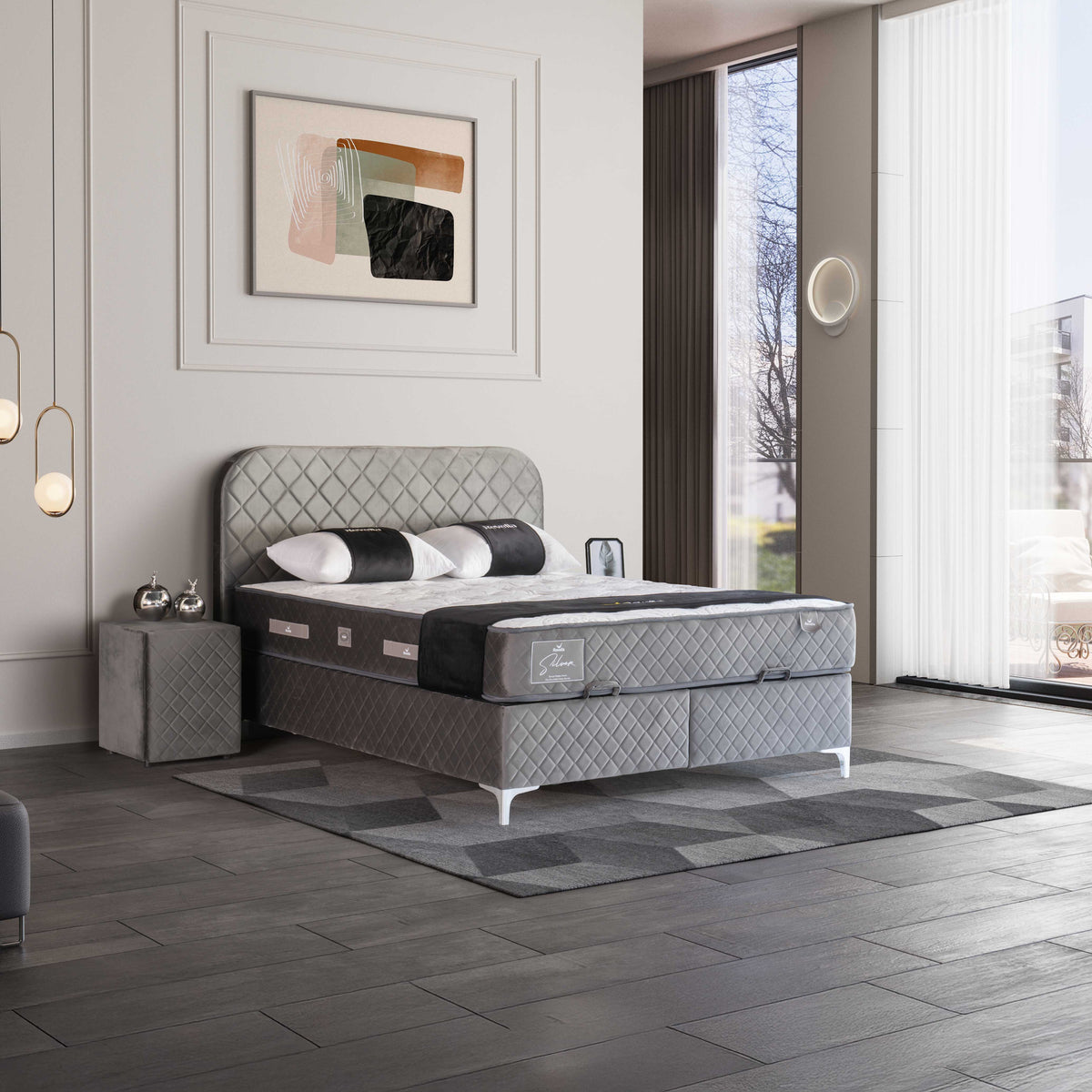Sienna Cross | Revella Boxspringbett mit Stauraum