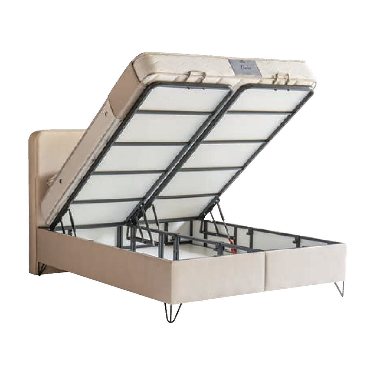 Leda | Revella Boxspringbett mit Stauraum