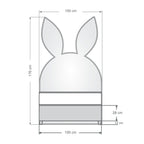 Rabbit | Revella Kinderbett mit Stauraum