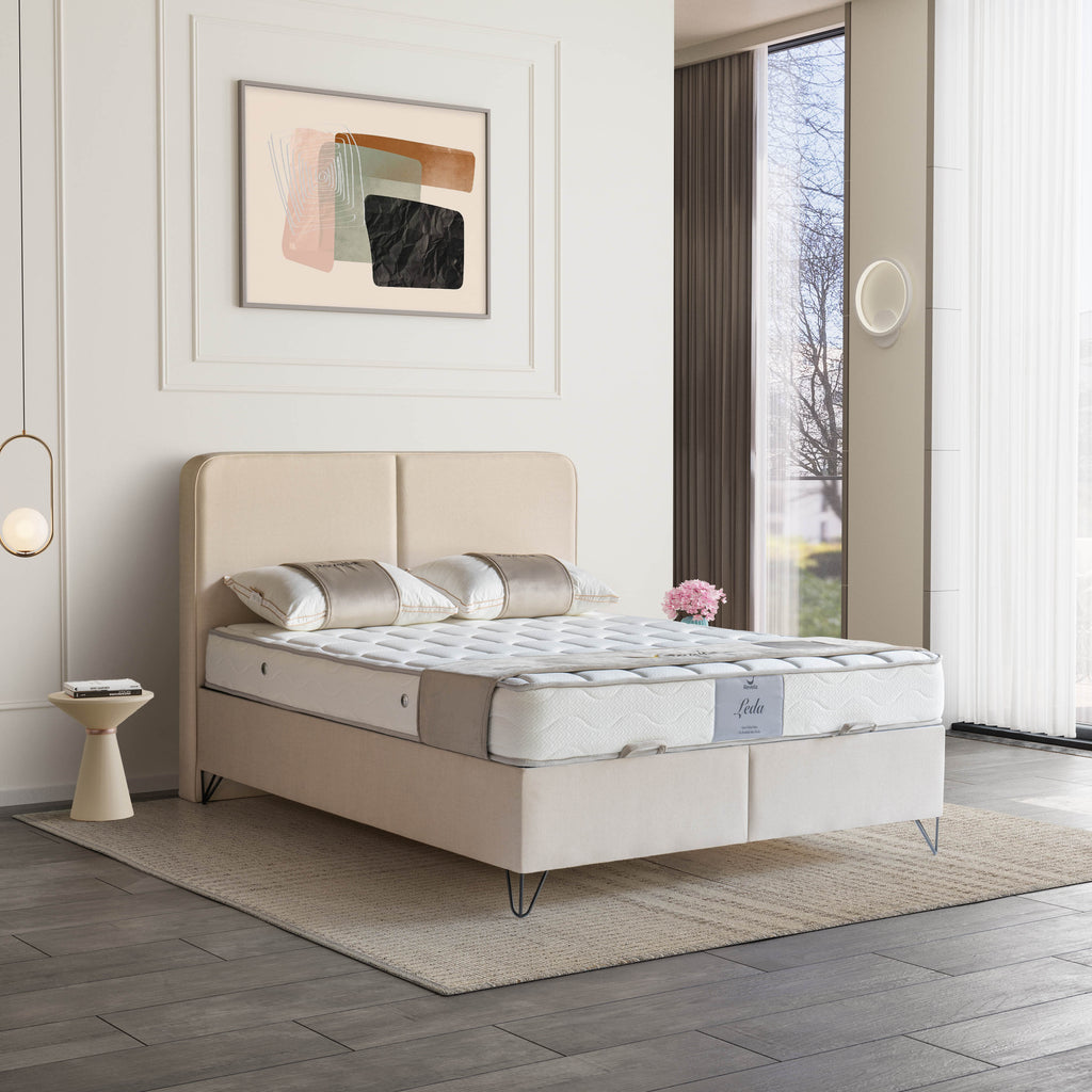 Leda | Revella Boxspringbett mit Stauraum