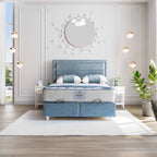 Grey Stone | Revella Boxspringbett mit Stauraum