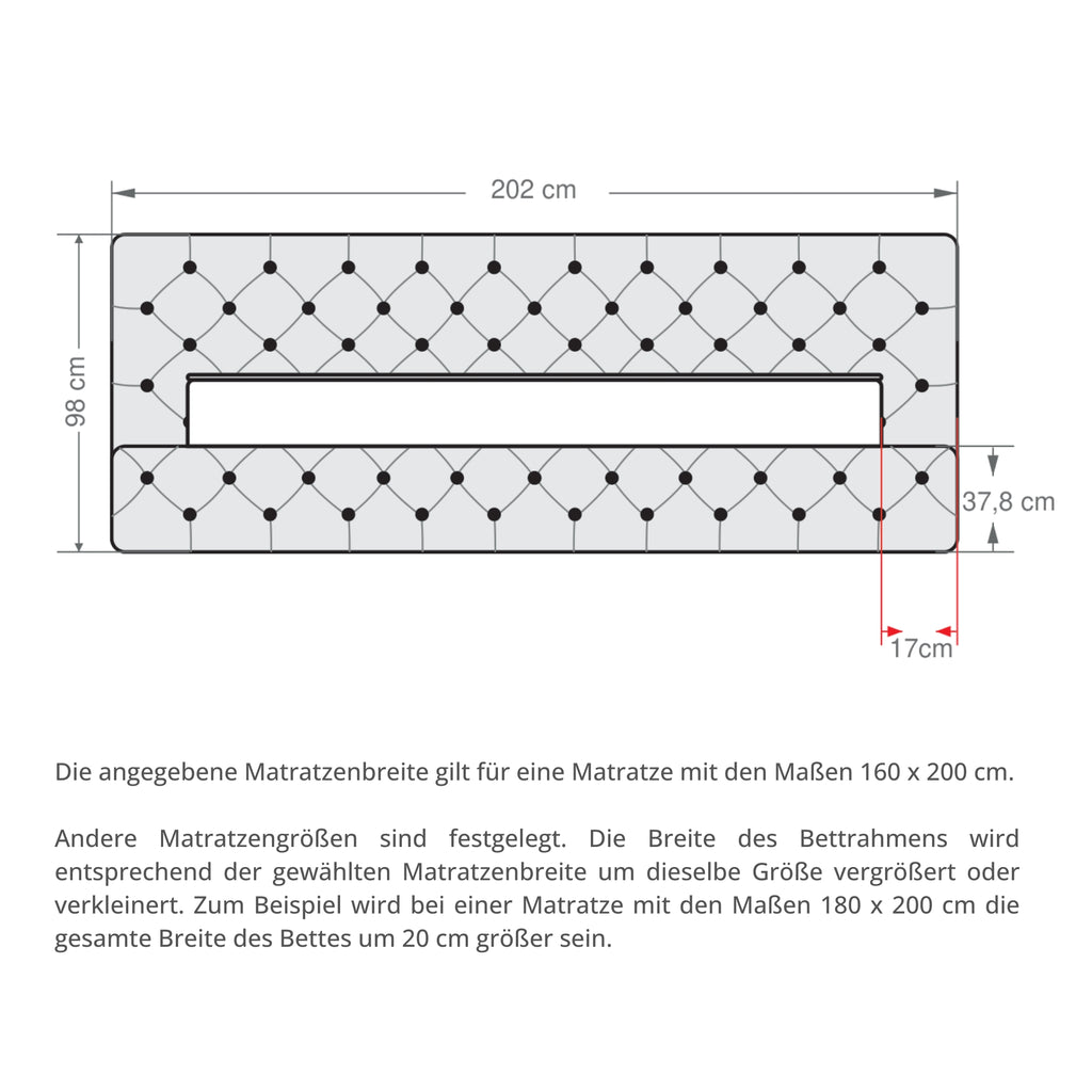 Manchester | Revella Boxspringbett mit Stauraum