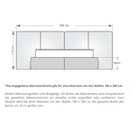 Seossa | Revella Boxspringbett mit Stauraum