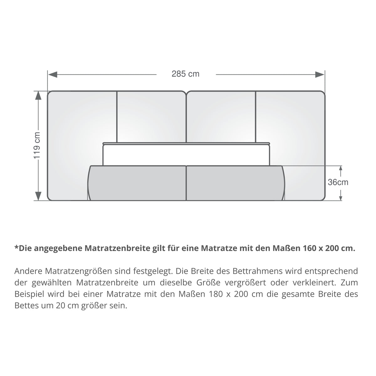 Seossa | Revella Boxspringbett mit Stauraum