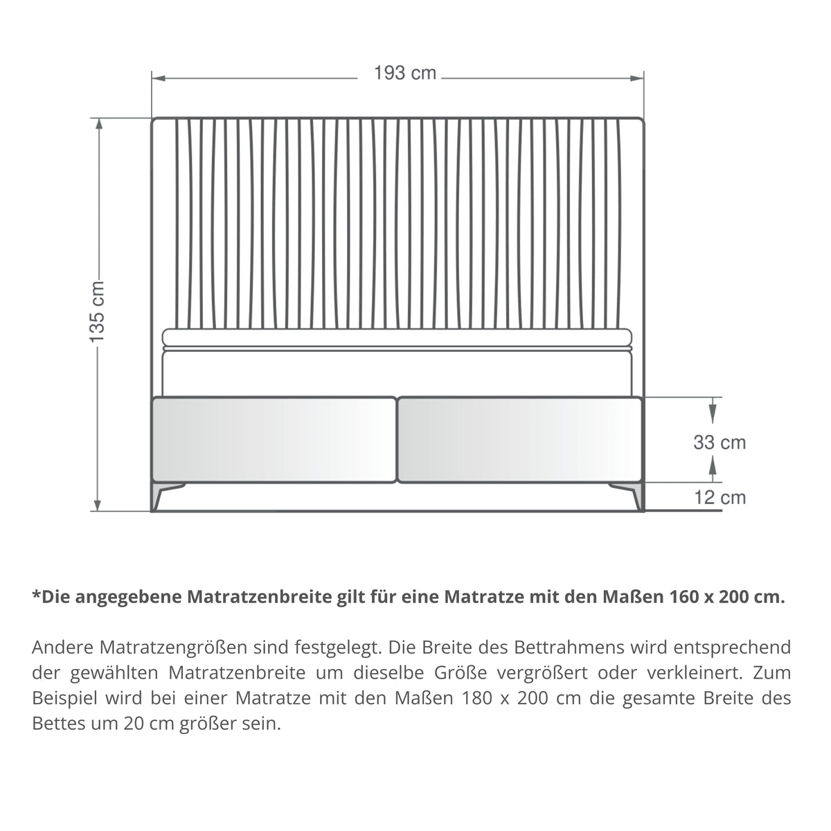 Wrinkle | Revella Boxspringbett mit Stauraum