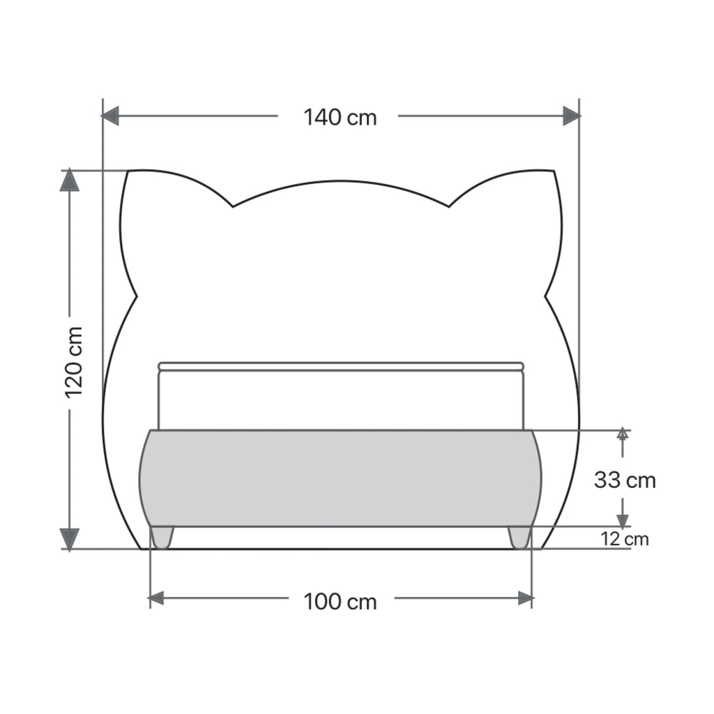 Cat | Revella Kinderbett mit Stauraum