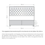 Pearly | Revella Boxspringbett mit Stauraum