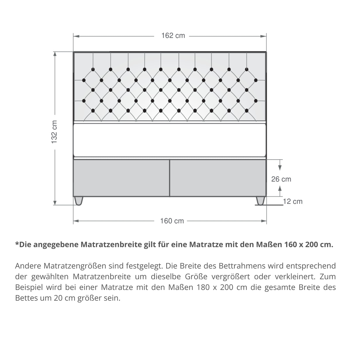 Pearly | Revella Boxspringbett mit Stauraum
