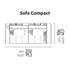 Morocco Relax Sofa | Saloni