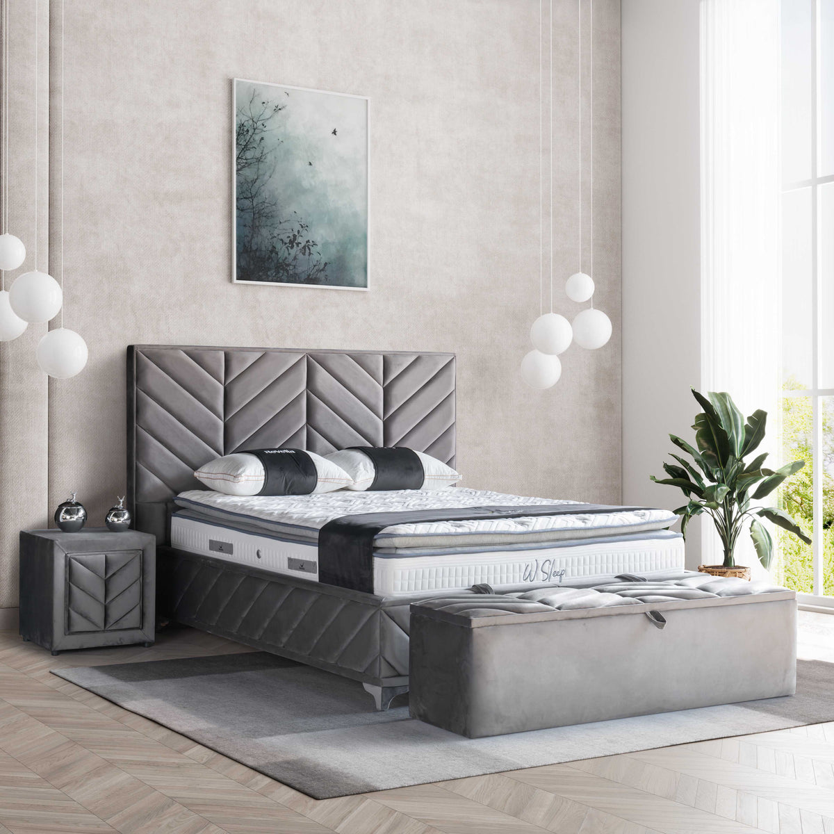 W Sleep | Revella Boxspringbett mit Stauraum