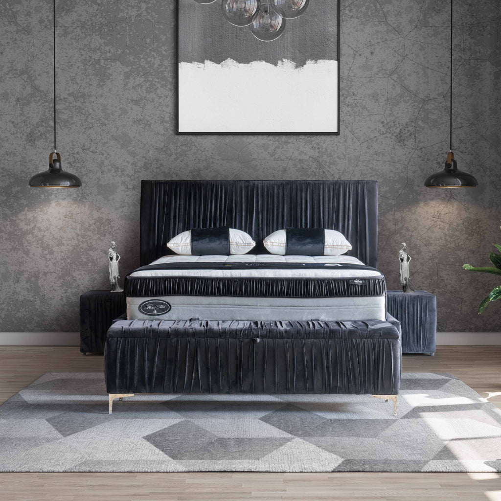 Wrinkle | Revella Boxspringbett mit Stauraum