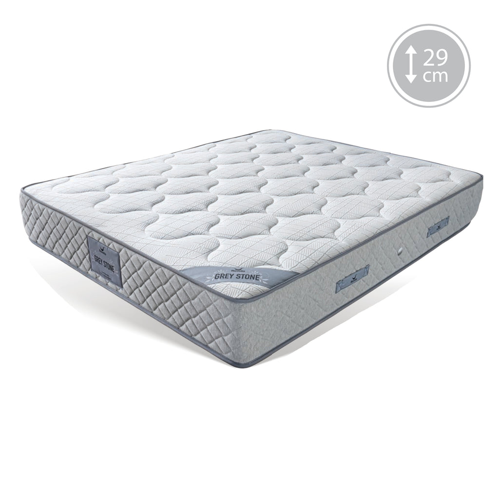 Grey Stone | Revella Boxspringbett mit Stauraum