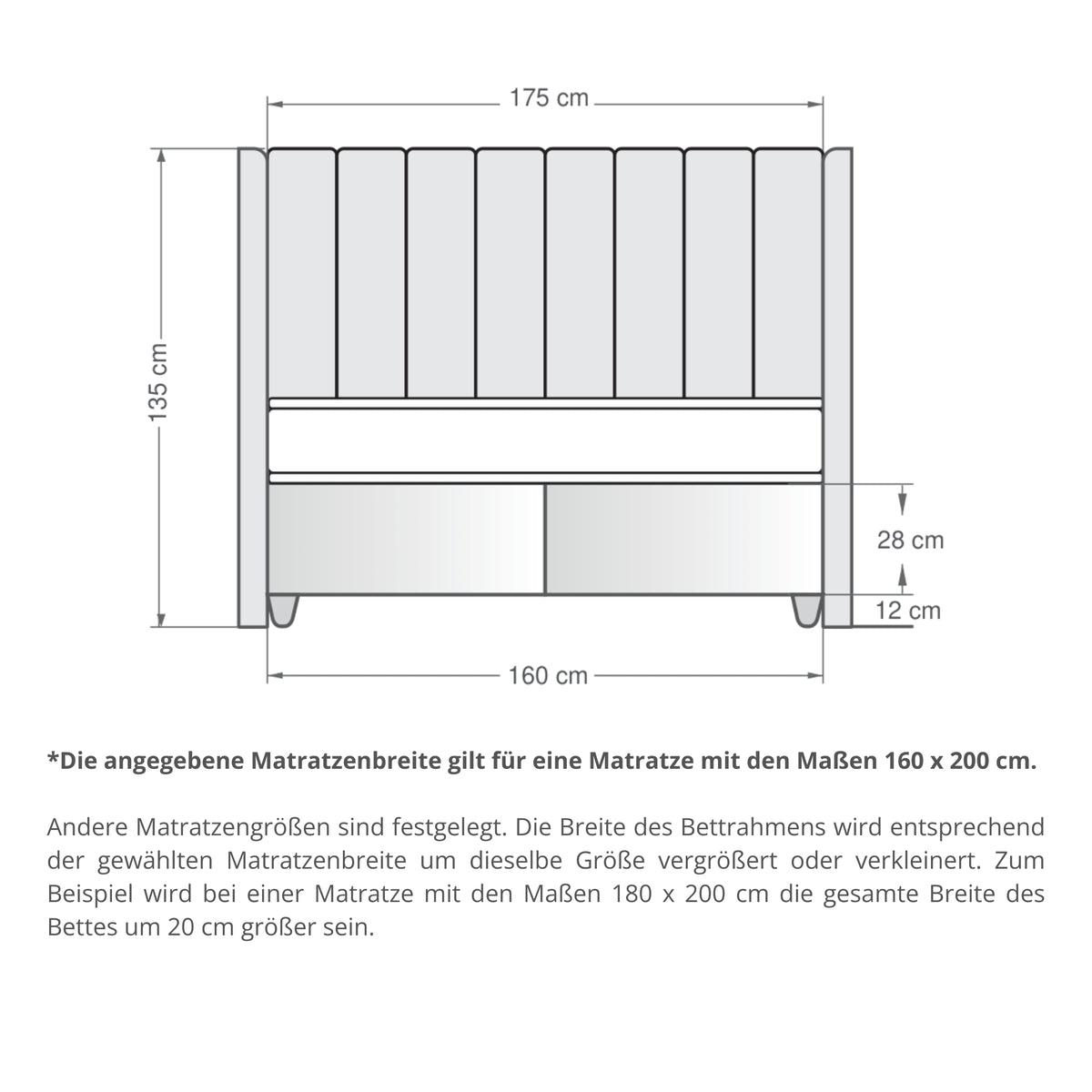 Duke | Revella Boxspringbett mit Stauraum