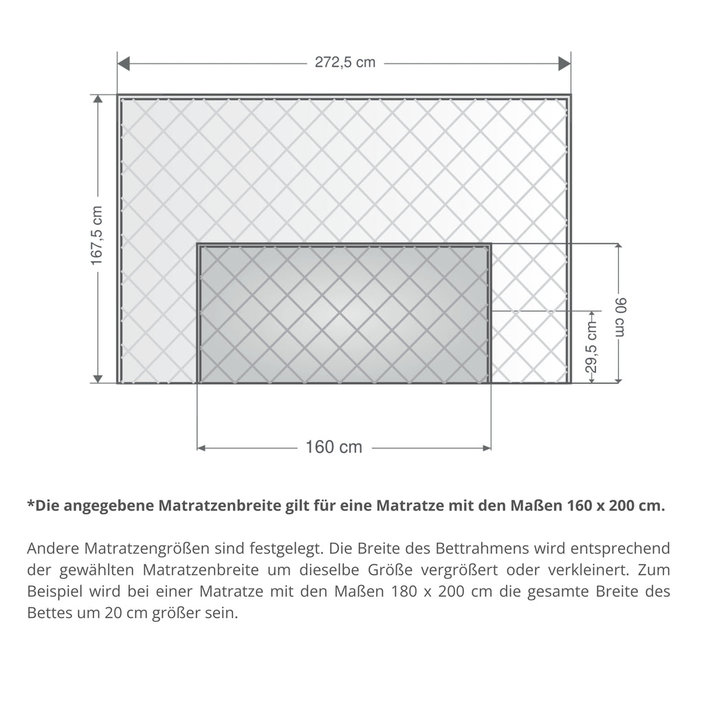 Twell | Revella Boxspringbett mit Stauraum