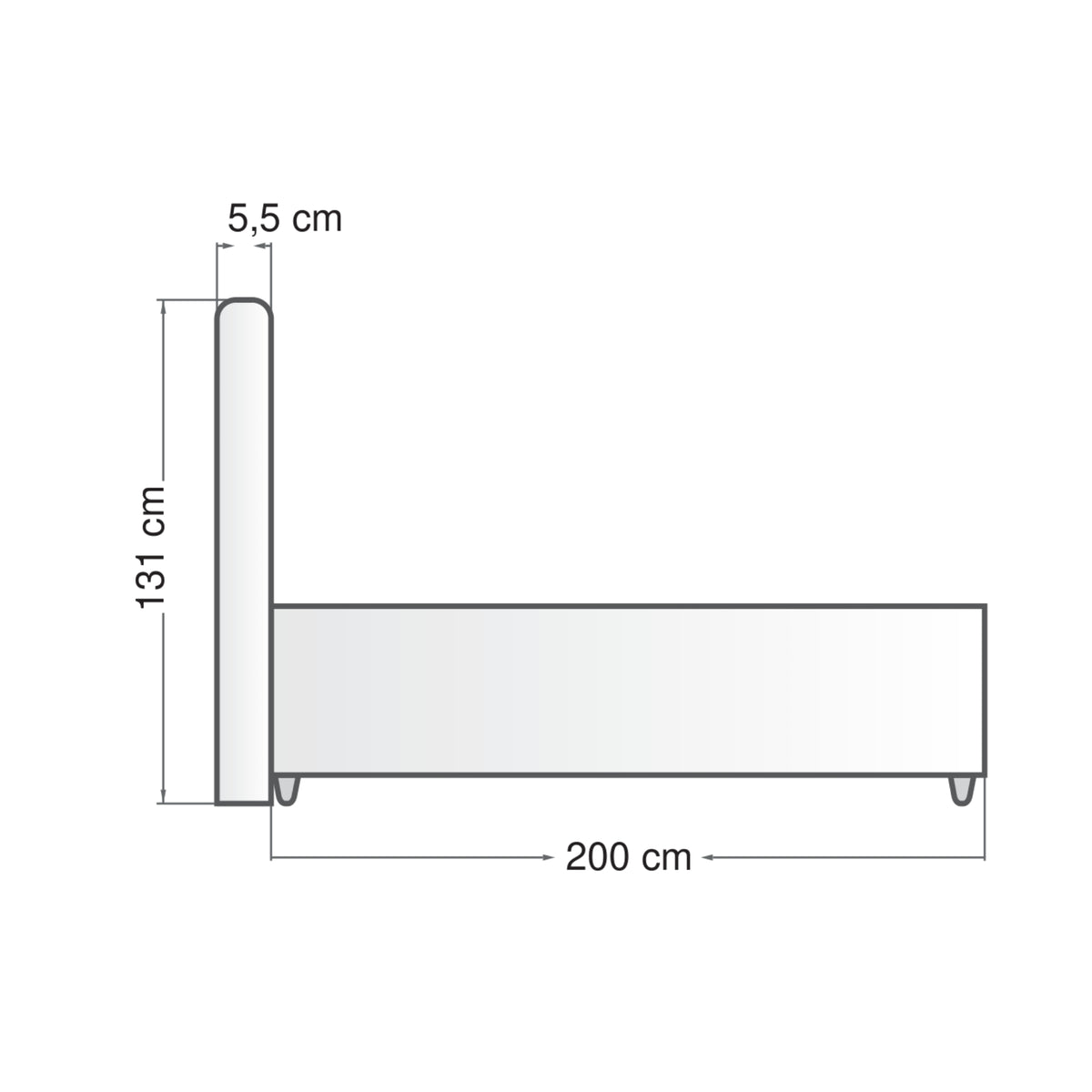 Grey Stone | Revella Boxspringbett mit Stauraum