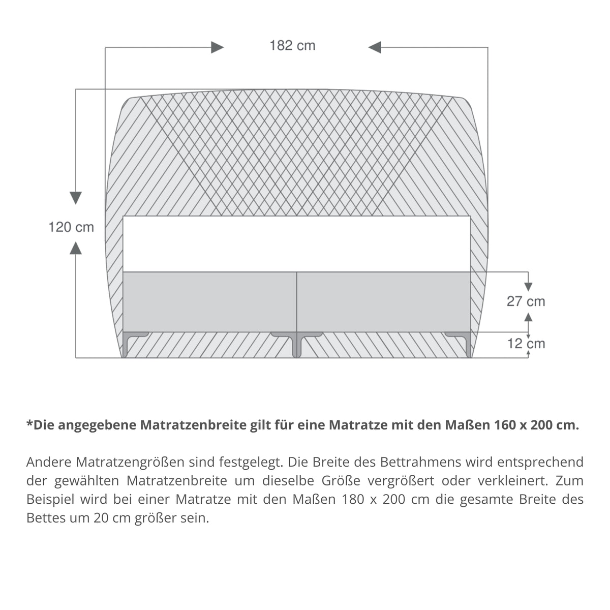 Silver | Revella Boxspringbett mit Stauraum