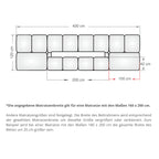Cube | Revella Boxspringbett mit Stauraum