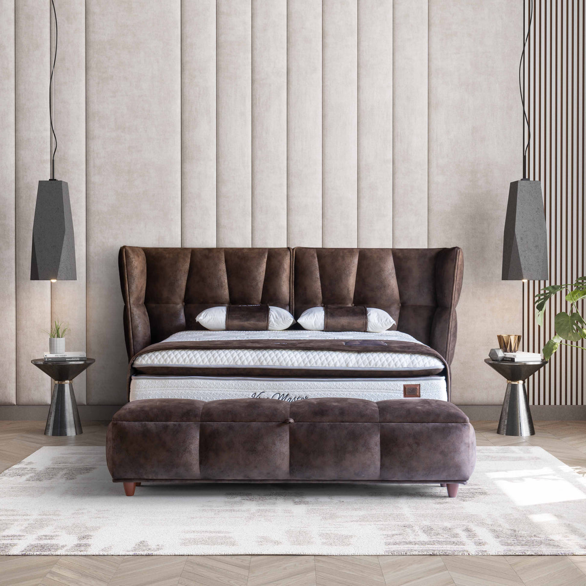 King Master | Revella Boxspringbett mit Stauraum
